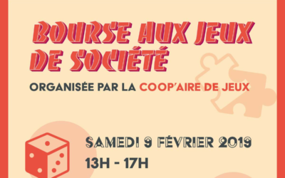 Bourse aux jeux de société samedi 9 février