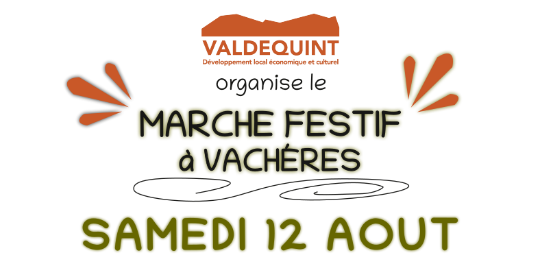 Marché festif à Vachères-en-Quint Samedi 12 août dès 18h30 !