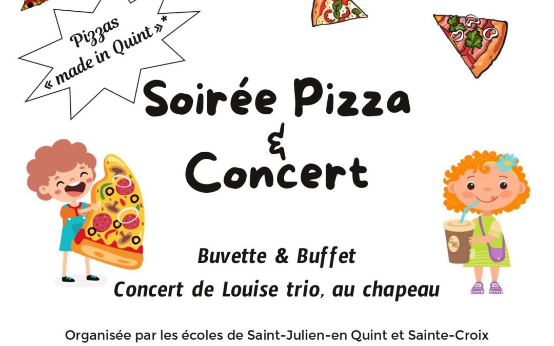 Soirée Pizza & Concert à Sainte-Croix