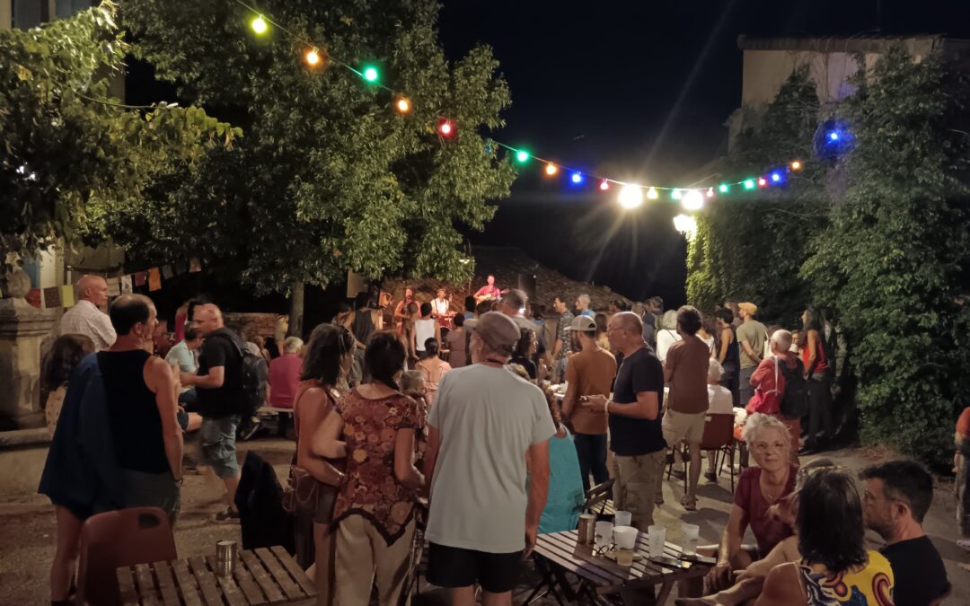 Une belle soirée festive à Vachères